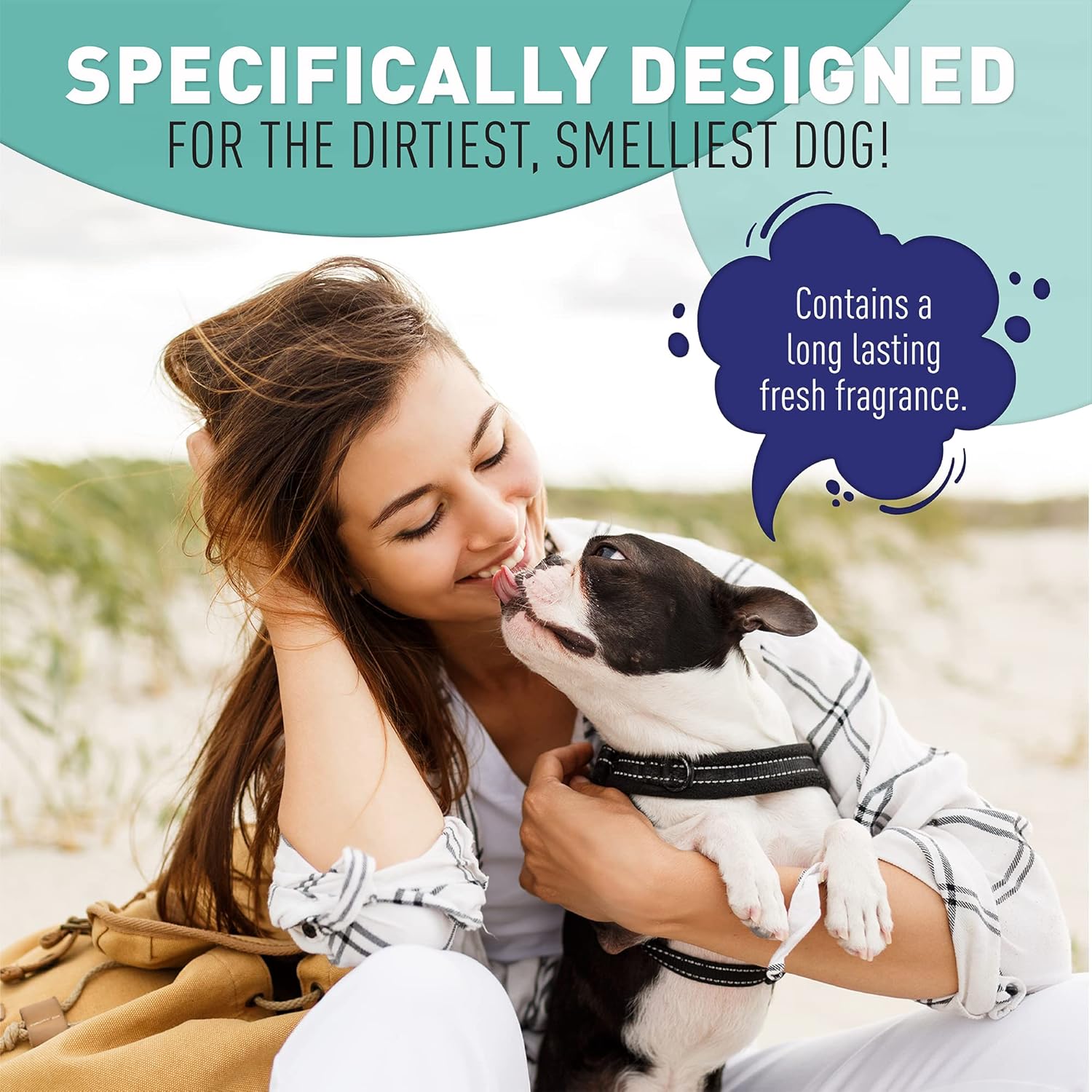 Dog Shampoo For Smelly Dogs Puppy Shampoo W/Aloe & Avocado Dog Shampoo Sensitive Skin 500ml Professional Hair Treatment Bath Grooming Natural Wash Odor Remover