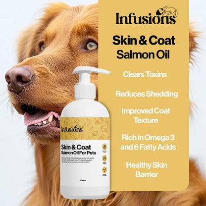 Skin & Coat Salmon Oil For Pets