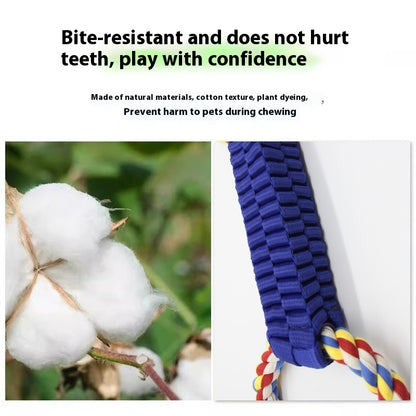 Pet Monty Dog Tug Toy – Interactive Tooth Cleaning String