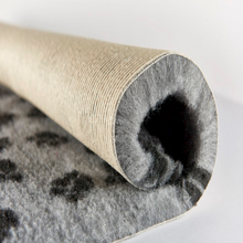 Active Non-Slip Vet Bedding Grey Paws