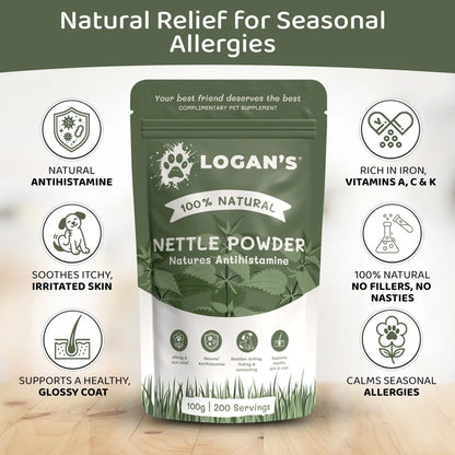 Nettle Powder for Dogs & Cats