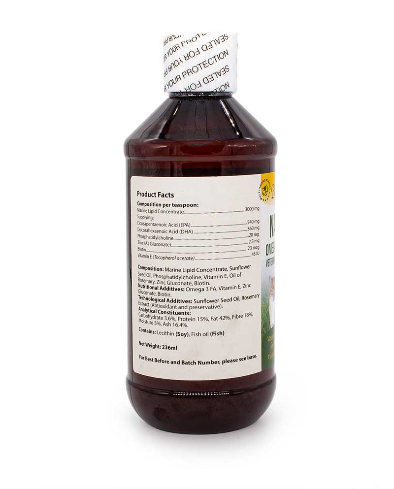 Omega EFA Advanced Oil for Dogs, Cats, Puppies and Kittens – 236ml