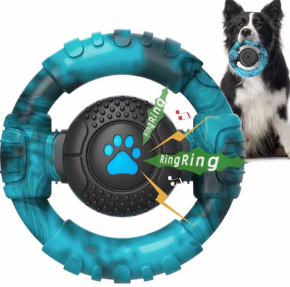 Pet Monty Dog Chew Toys for Aggressive Chewers, Durable Nylon & Rubber Dog Toy, Tough Interactive Dog Chew Toy with Squeaker, Long-Lasting Dog Chews to Keep Dogs Busy