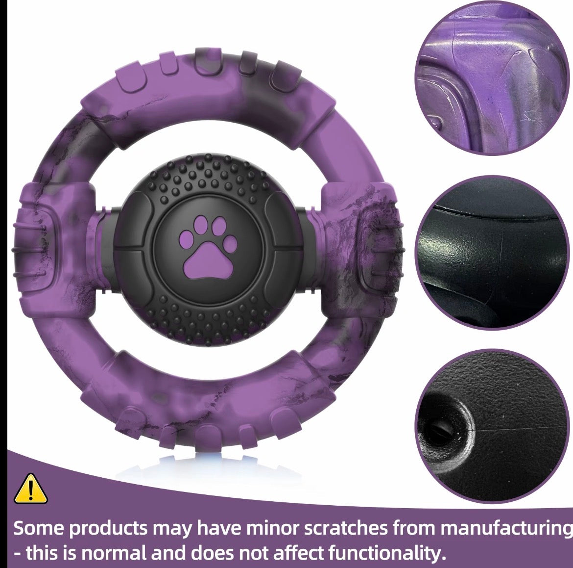 Pet Monty Dog Chew Toys for Aggressive Chewers, Durable Nylon & Rubber Dog Toy, Tough Interactive Dog Chew Toy with Squeaker, Long-Lasting Dog Chews to Keep Dogs Busy