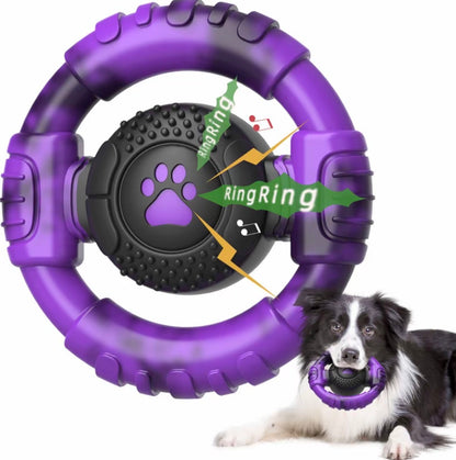 Pet Monty Dog Chew Toys for Aggressive Chewers, Durable Nylon & Rubber Dog Toy, Tough Interactive Dog Chew Toy with Squeaker, Long-Lasting Dog Chews to Keep Dogs Busy