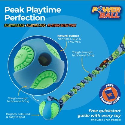 Powerball Bungee Tug | Dog Ball Toys | Tug-E-Nuff