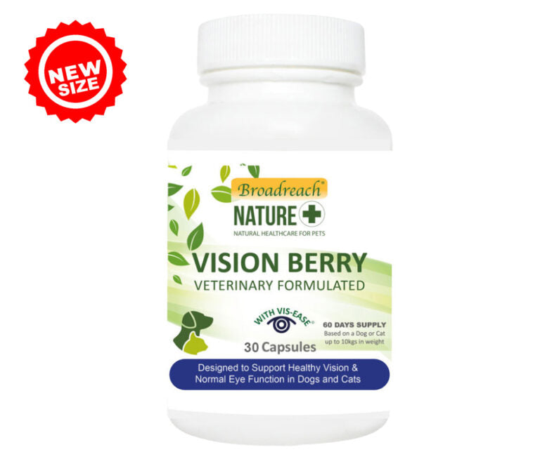 Vision Berry for Dogs and Cats, Puppies and Kittens – 30 and 60 capsules