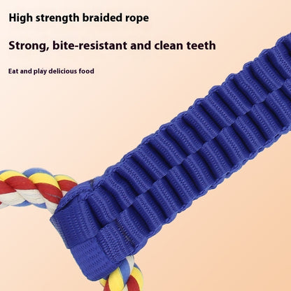 Pet Monty Dog Tug Toy – Interactive Tooth Cleaning String