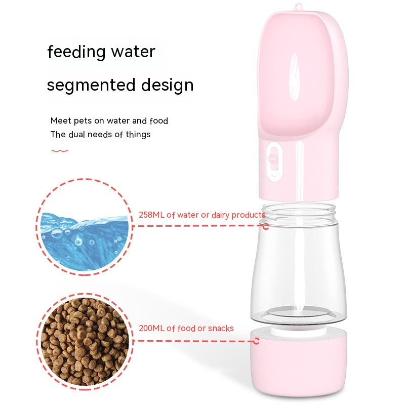 Pet Outdoor Drinking Glass Multifunctional Portable Cup Portable Water Food Cup Dog Drinking Cup