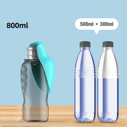 Pet Monty 800ml Dogs Water Bottle Portable High Capacity Leakproof Pet Foldable Drinking Bowl