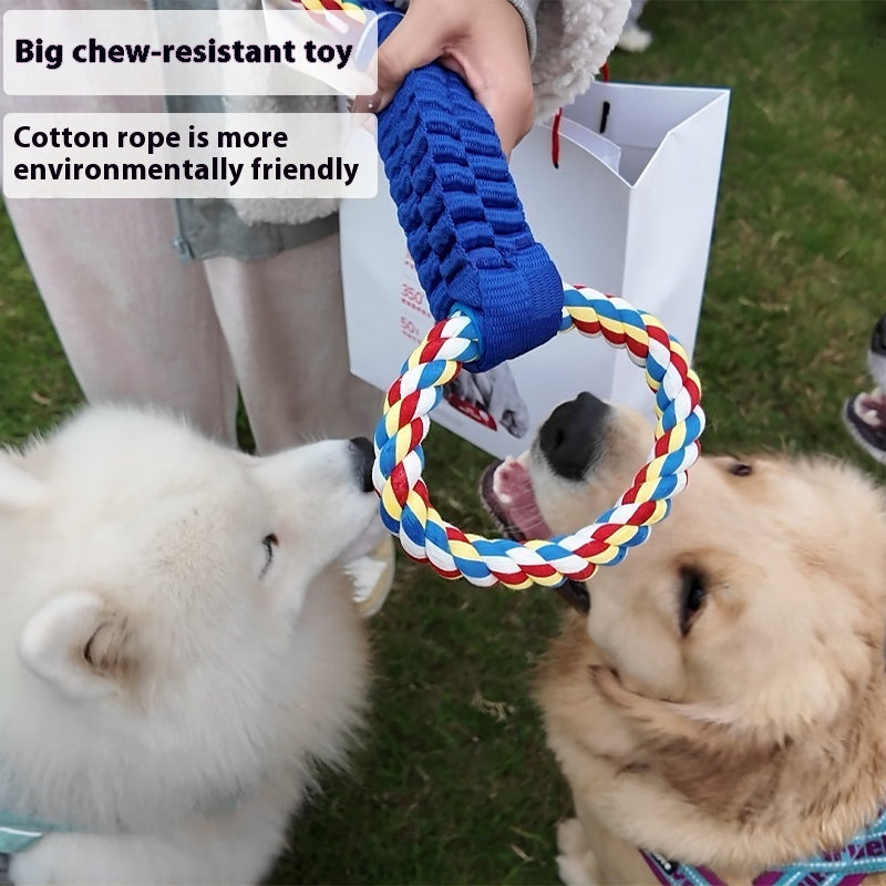 Pet Monty Dog Tug Toy – Interactive Tooth Cleaning String