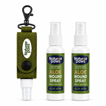Nature Paws Pocket Pet Care – Aloe Wound Spray with Keyring