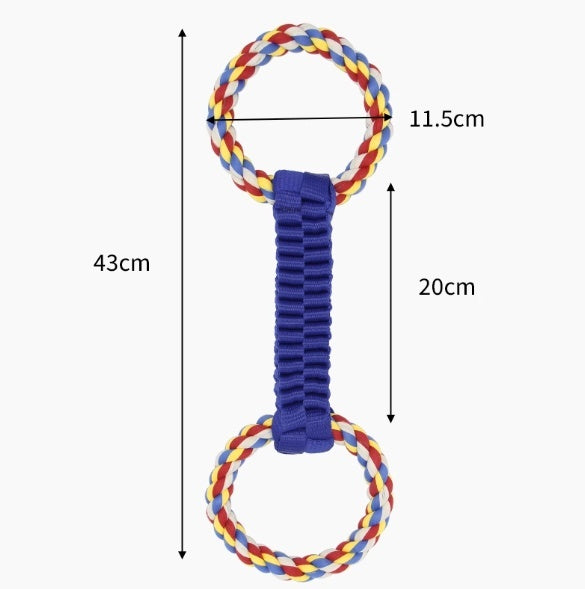 Pet Monty Dog Tug Toy – Interactive Tooth Cleaning String