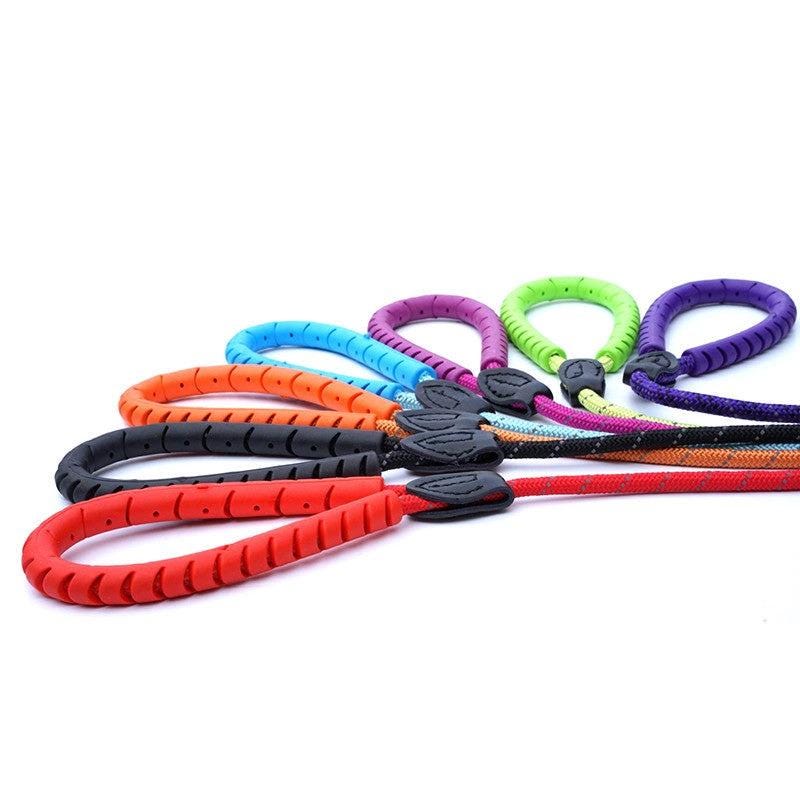 Miro and Makauri Rubber Handled Grip Rope Dog Leads