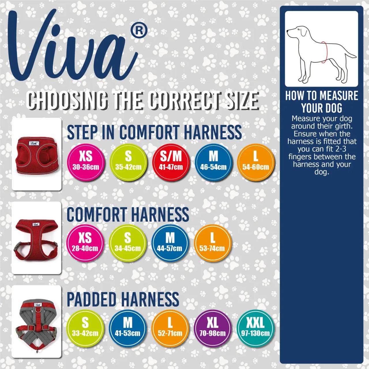 Viva Comfort Harness Red