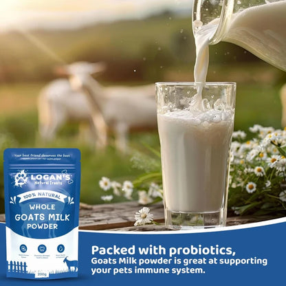 Whole Goat's Milk Powder for Dogs & Cats