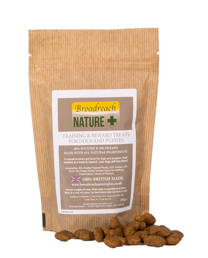 80% Poultry and Potato Natural Training and Reward Treats for Dogs and Puppies
