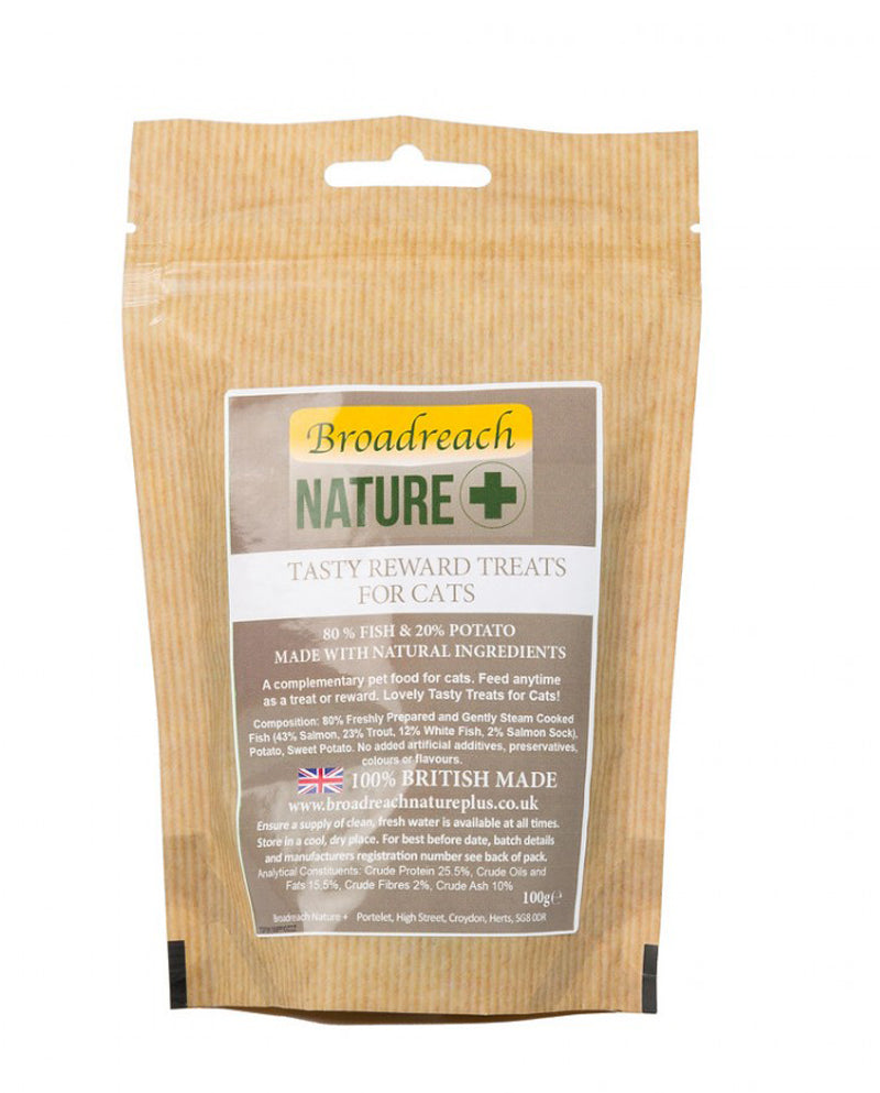 80% Fish and Potato Natural Training and Reward Treats for Cats and Kittens