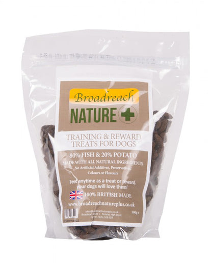 80% Fish and Potato Natural Training and Reward Treats for Dogs and Puppies