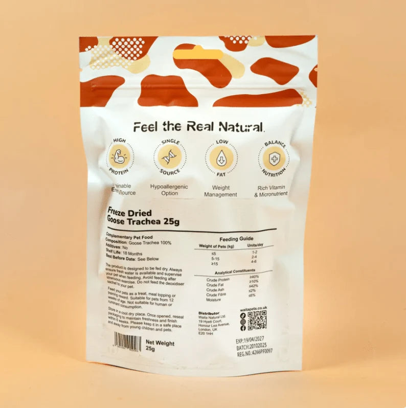 Waita Freeze Dried Goose Trachea 25g